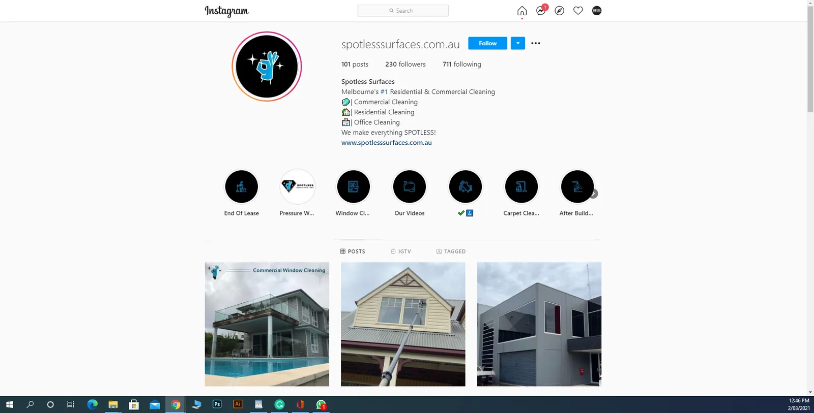 A feed with a look